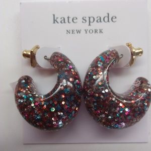 Kate Spade New Crescent Multi-Colored Earrings